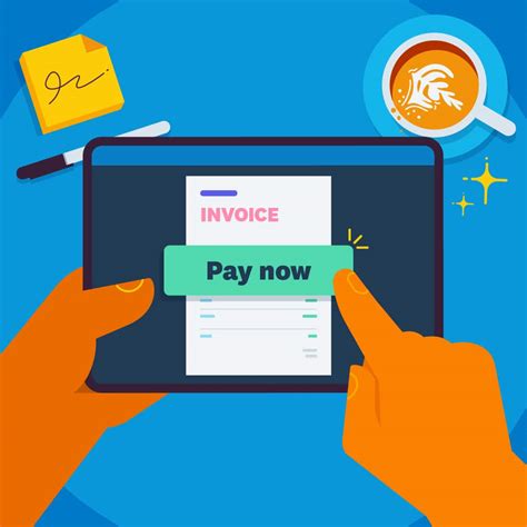 online invoice and payments.